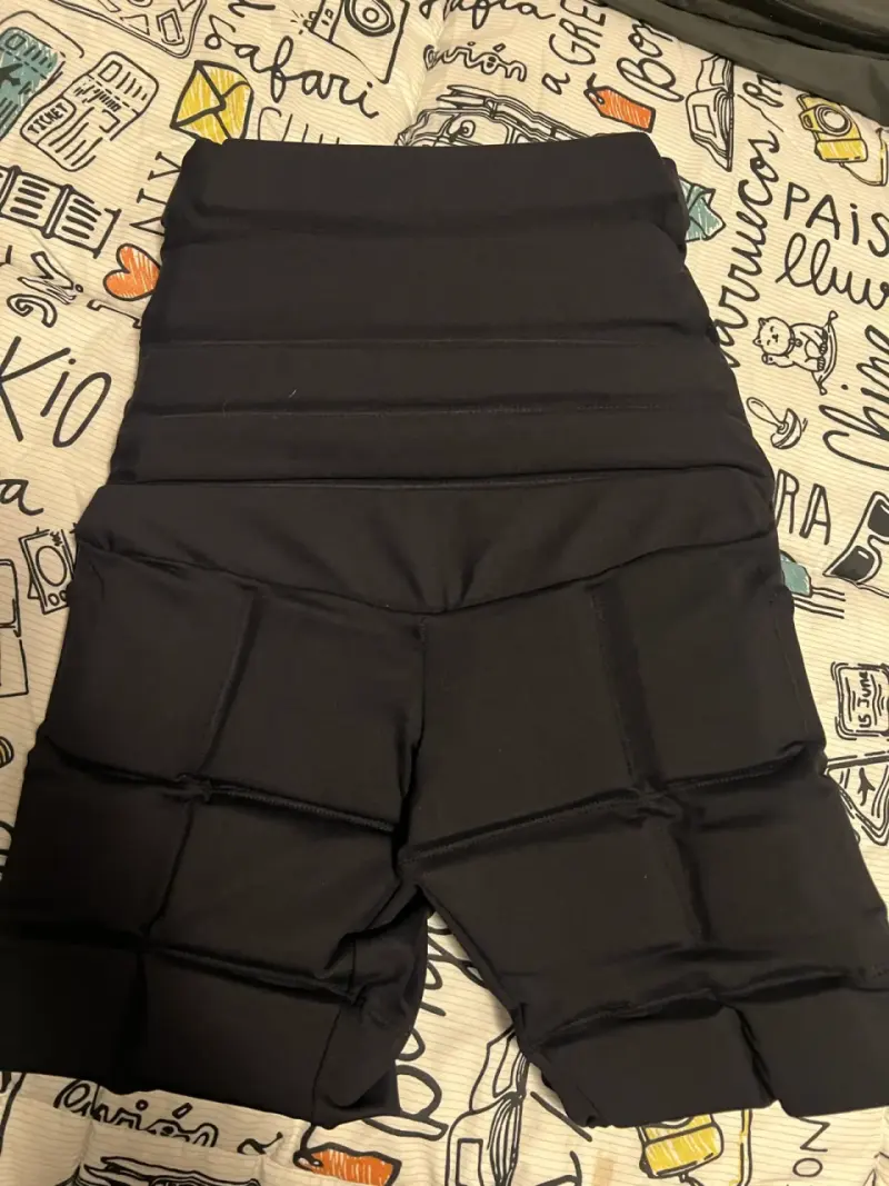 Potera de protección acolchados negros para depor - 3