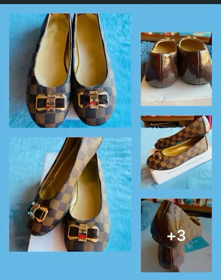 Bailarinas exclusivas con diseño a cuadros - 6