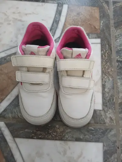 Zapatillas deportivas blancas para niños Adidas - miniatura 1
