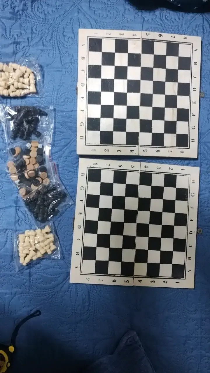 2 Juegos de ajedrez madera - 4