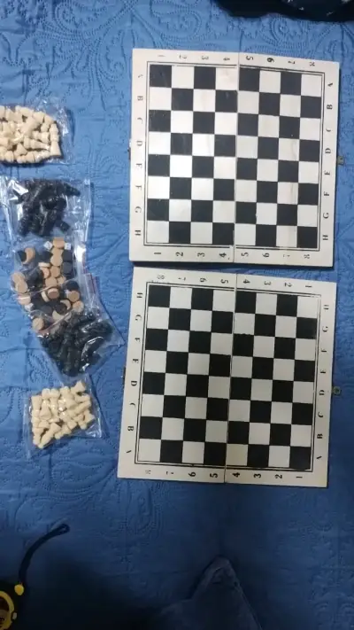 2 Juegos de ajedrez madera - miniatura 4