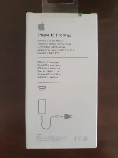Cargador Apple iPhone 15 Pro Max 35W USB-C - miniatura 2