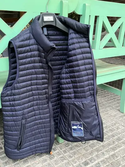 Parca acolchado azul marino Saville Row - miniatura 2