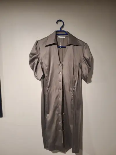 Vestido Satinado Camisero EXALTATION - miniatura 1