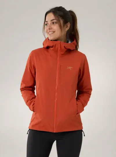 Chaqueta impermeable naranja para mujer Arc'teryx - miniatura 1