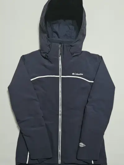 Chaqueta Columbia impermeable azul para mujer - miniatura 2