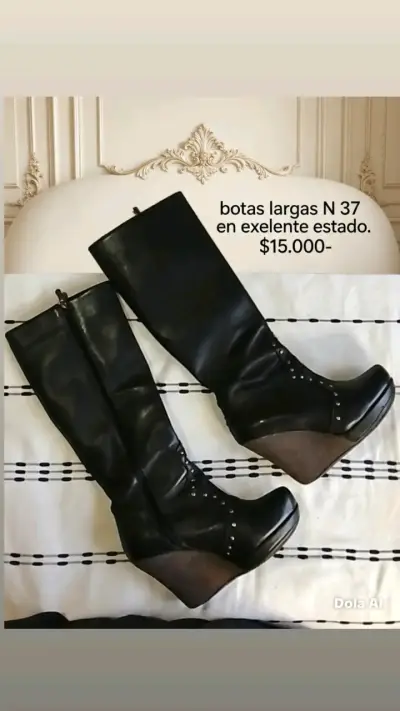 Botines morados Via Uno en excelente estado - miniatura 5