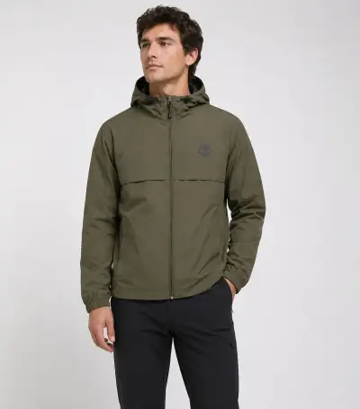 Chaqueta impermeable verde Timberland para hombre - miniatura 1