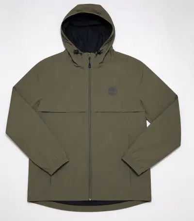 Chaqueta impermeable verde Timberland para hombre - miniatura 2