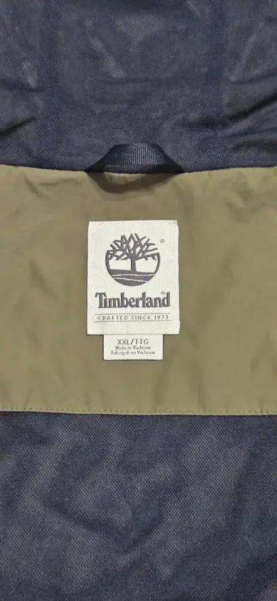 Chaqueta impermeable verde Timberland para hombre - miniatura 4