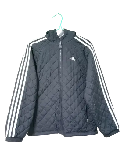 Chaqueta reversible Adidas negra y gris - miniatura 1
