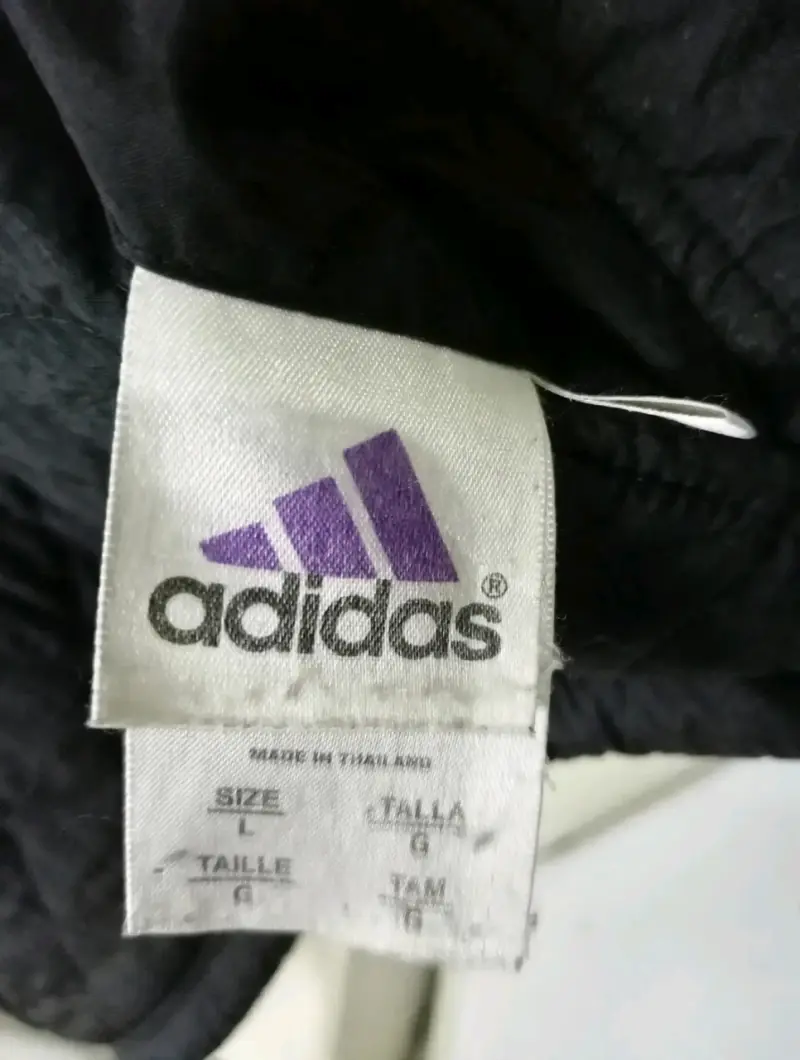 Chaqueta reversible Adidas negra y gris - 6