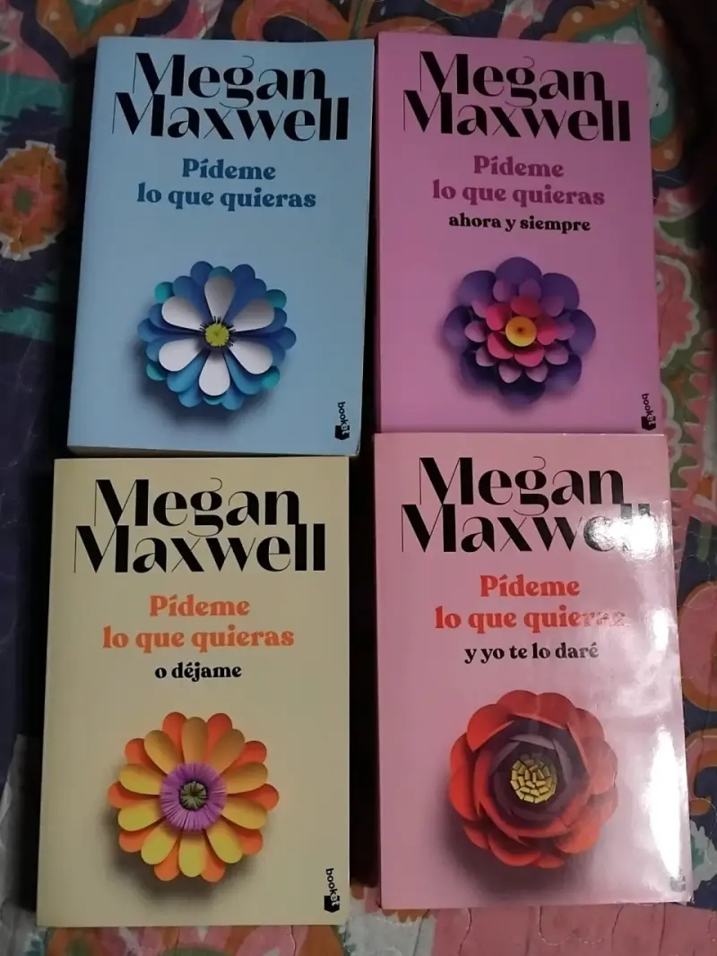 Colección de libros 'Pídeme lo que quieras' de Megan Maxwell