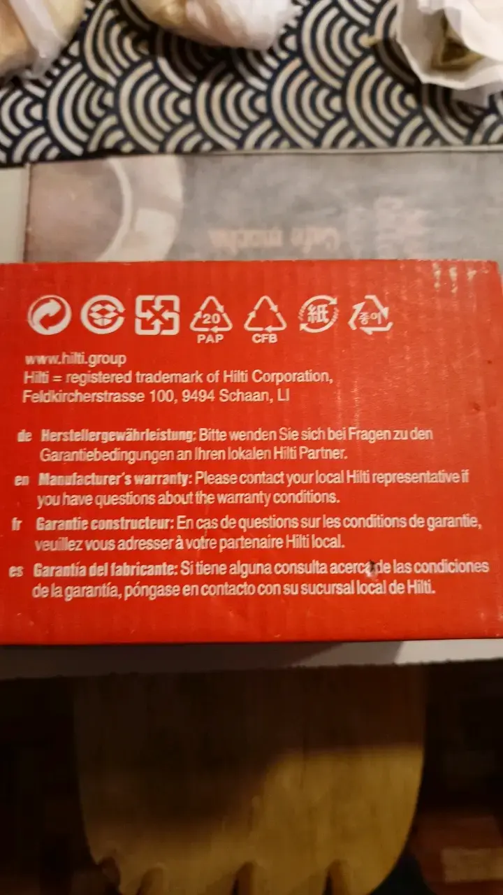 Clavos de fijación Hilti X-C 39 G3mx 1200 unidades - 2