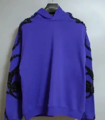 Polerón morado con detalles de perlas negras - miniatura 1