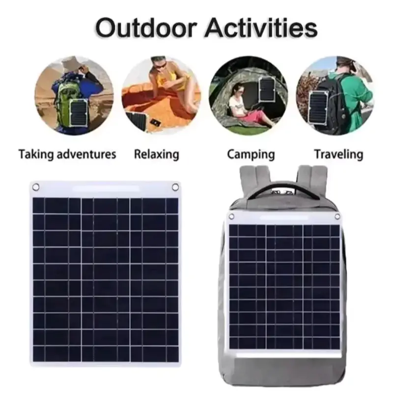 Panel solar portátil monocristalino 100W - 4