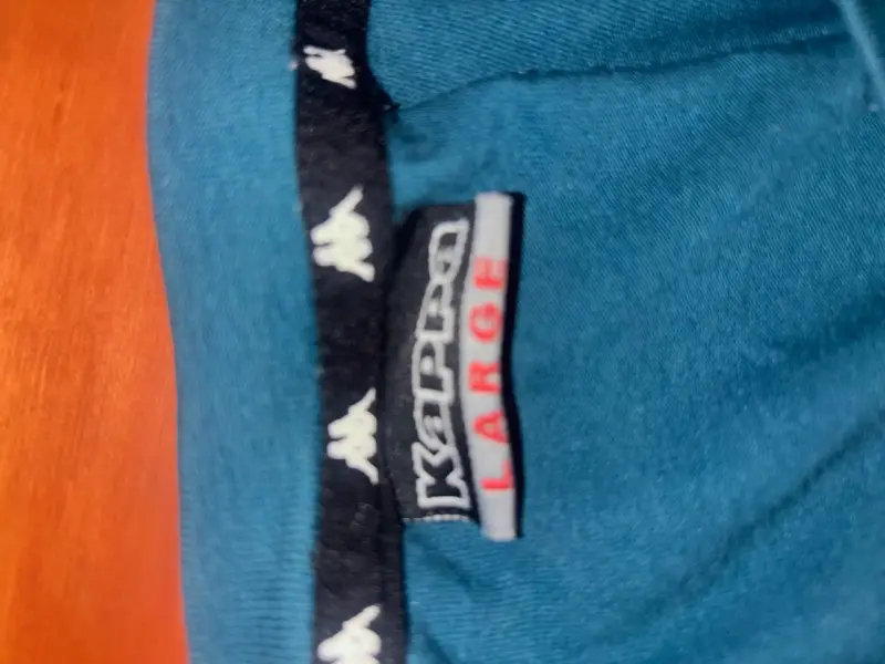 Polera  Kappa azul y negra L - 2