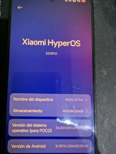 Smartphone POCO X7 Pro 256GB Negro y Amarillo - miniatura 3