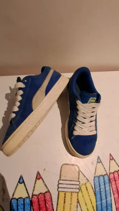 Zapatillas deportivas azules Puma suede talla 36 - miniatura 2