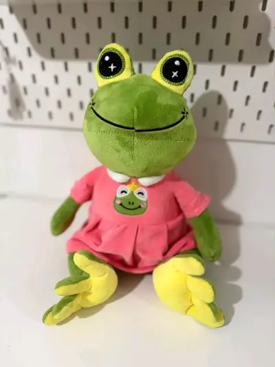 Peluche Rana con Vestido Rosa Bosque Encantado - miniatura 1