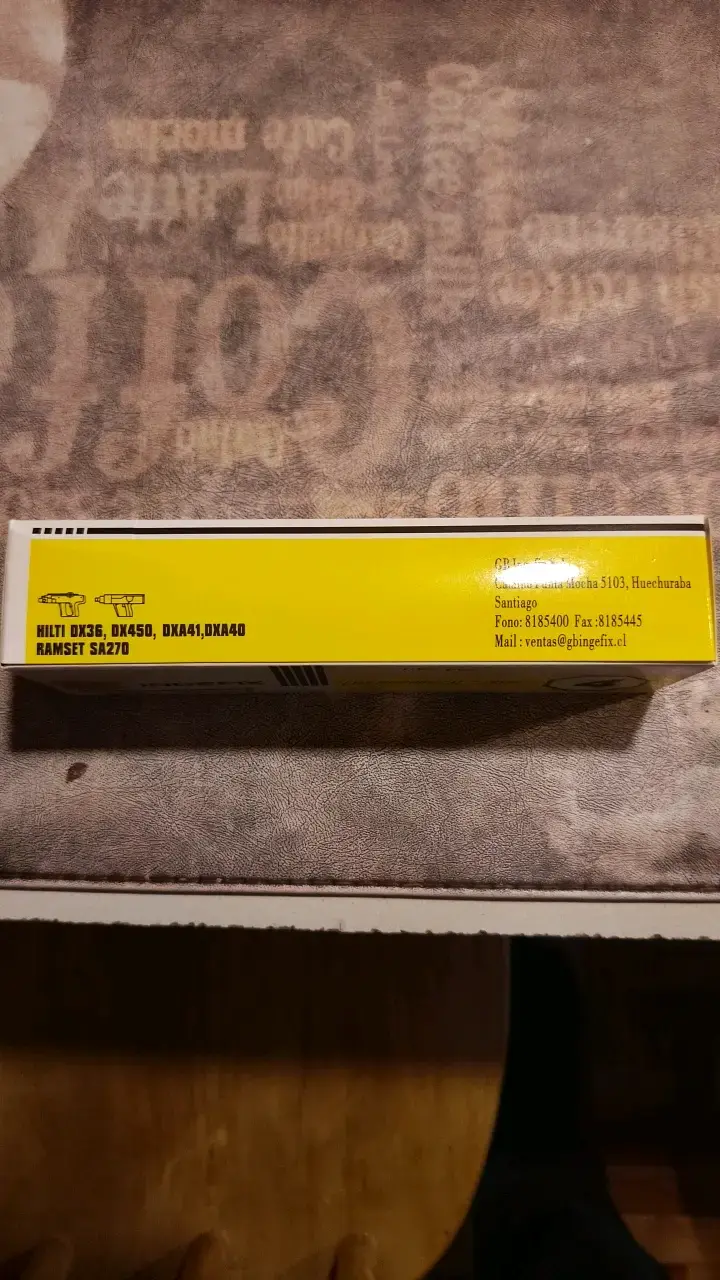 Cartuchos Industriales Calibre 27 Amarillo Ingefix - 2