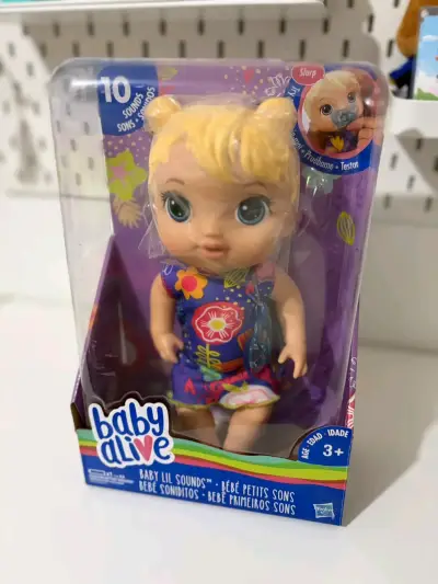 Muñeca interactiva Baby Alive con sonidos - miniatura 1