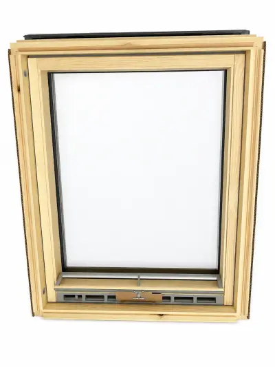 Ventana de techo de madera con marco metálico - miniatura 1