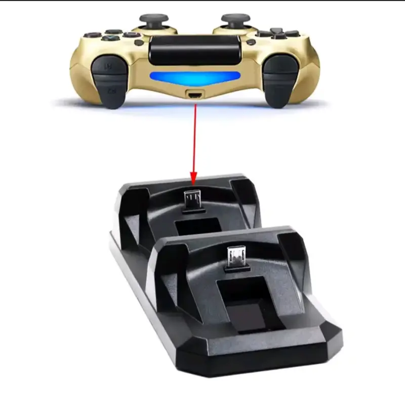 Cargador Dual para Control PS4, PS4 Slim y PS4 Pro - 3