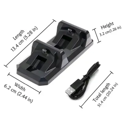 Cargador Dual para Control PS4, PS4 Slim y PS4 Pro - miniatura 5