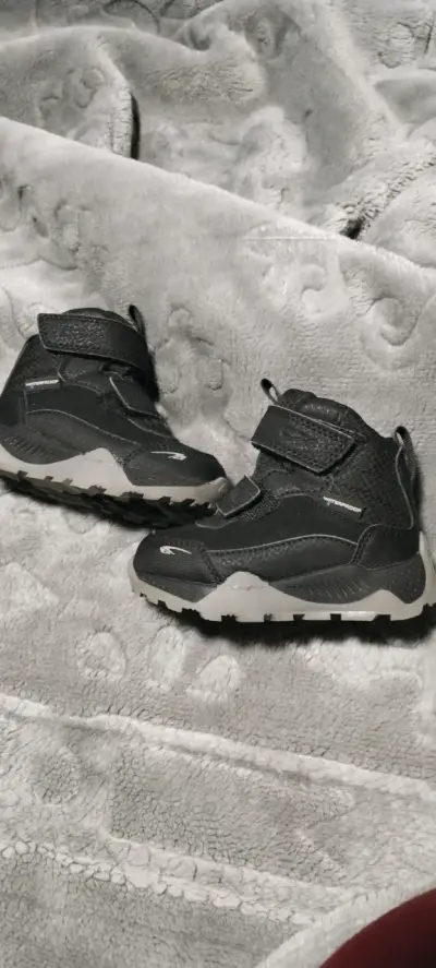 Botas impermeables negras para niños - miniatura 5