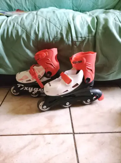 Patines en línea Oxygen para niños con rodilleras - miniatura 1