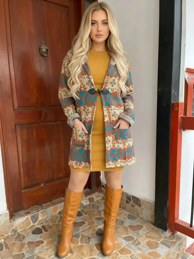 Sweaters de punto tejido con diseño  para mujer - 2