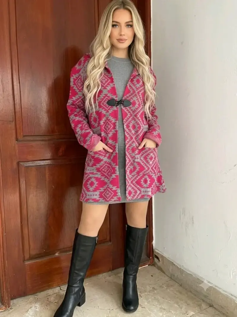Sweaters de punto tejido con diseño  para mujer - 5