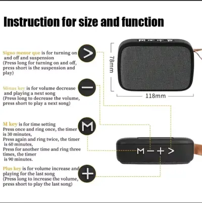 Parlante portátil Bluetooth mini - miniatura 3