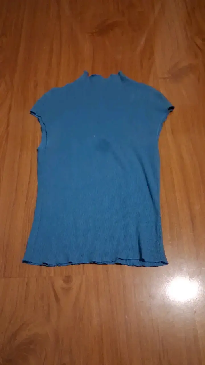 Polera azul de mujer h & m - 2