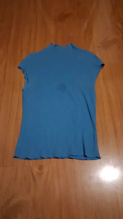 Polera azul de mujer h & m - miniatura 2