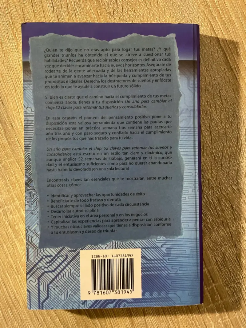 Libro 'Un Año Para Cambiar El Chip' de N. Hill - 2