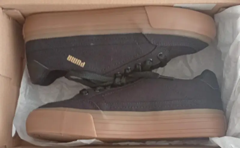 Zapatillas Puma Court Classic Vulc negras talla 37.5 - 2