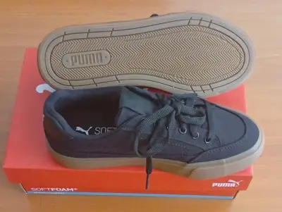 Zapatillas Puma Court Classic Vulc negras talla 37.5 - miniatura 3