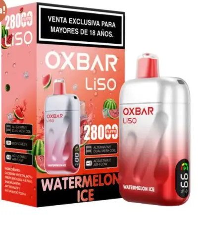 Vaporizador Oxbar Liso Watermelon Ice 28000 Puffs - miniatura 1