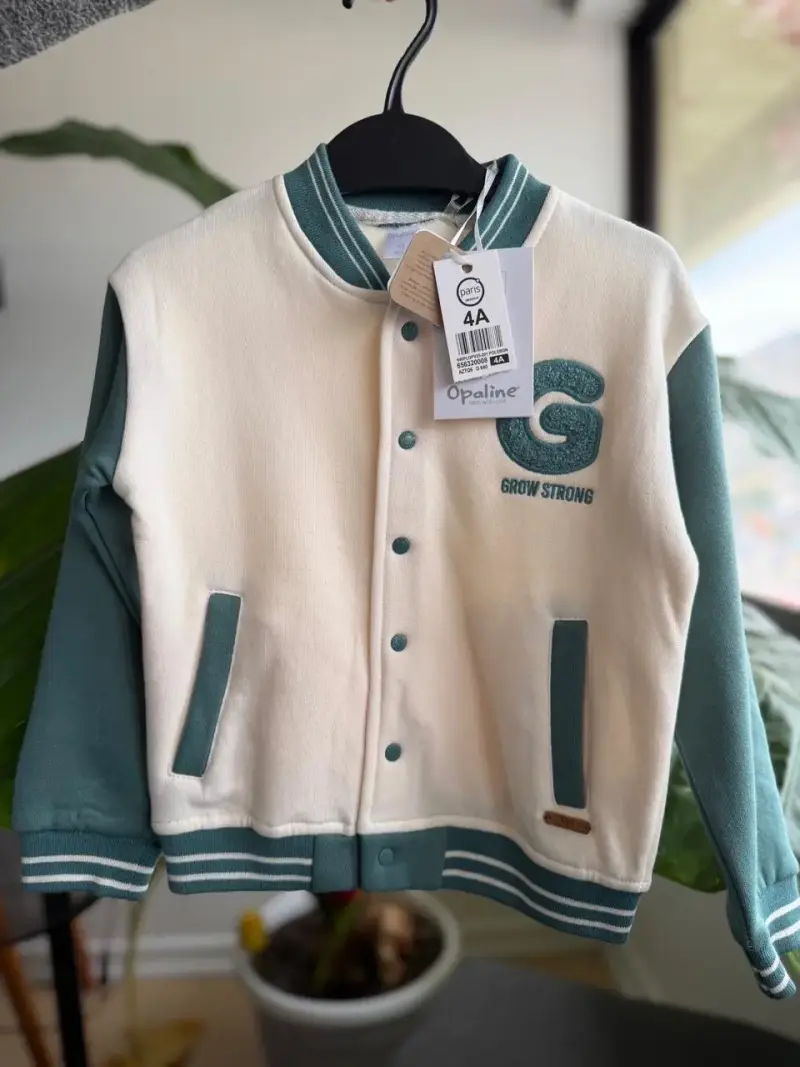 Chaqueta infantil Opaline estilo varsity - 1