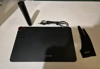 Tableta gráfica XP-Pen con lápiz y guante - miniatura 1