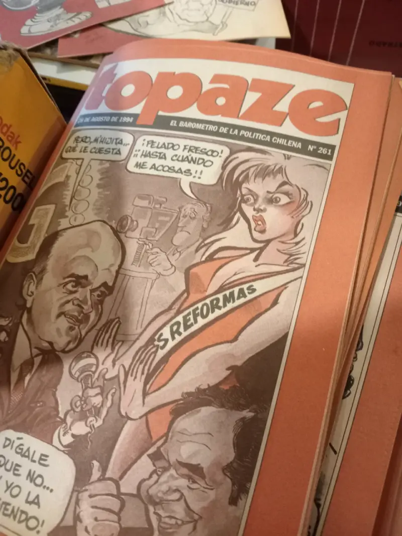 Revistas Topaze antiguas colección política chilena - 2