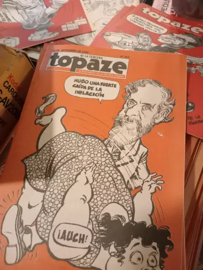 Revistas Topaze antiguas colección política chilena - miniatura 3