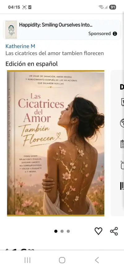 Libro 'Las Cicatrices del Amor También Florecen' en Español - miniatura 1