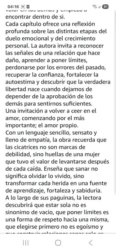 Libro 'Las Cicatrices del Amor También Florecen' en Español - miniatura 3