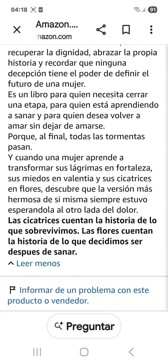 Libro 'Las Cicatrices del Amor También Florecen' en Español - 6