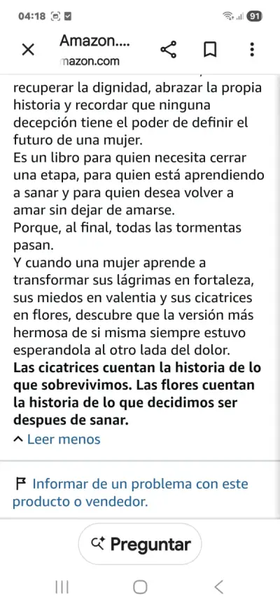 Libro 'Las Cicatrices del Amor También Florecen' en Español - miniatura 6
