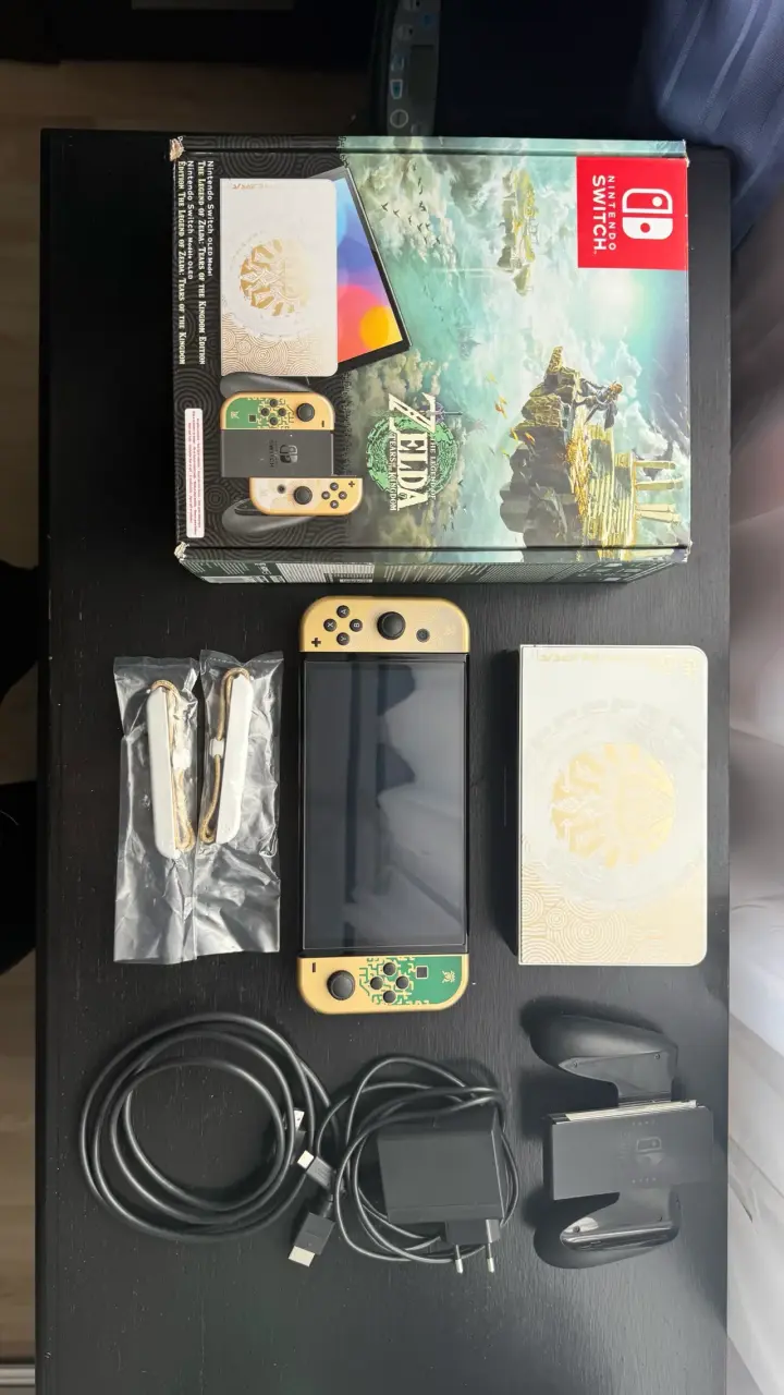 Nintendo Switch Oled Edición Zelda + Micro SD 256 - 2