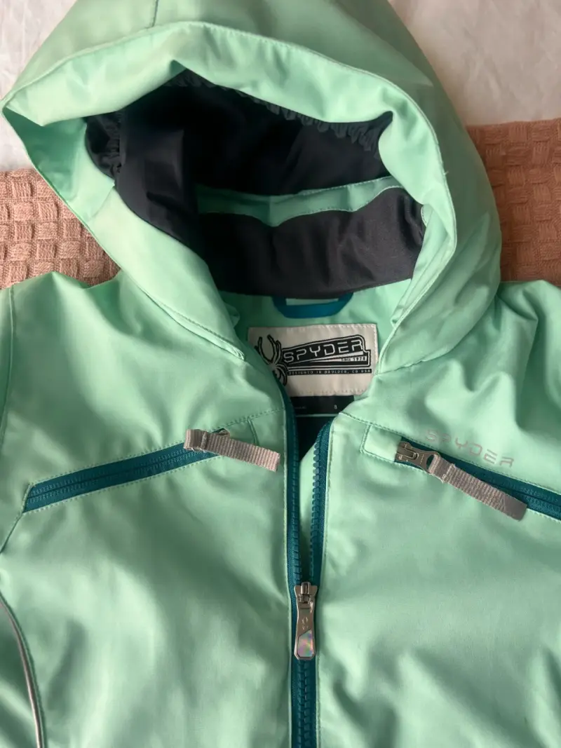 Chaqueta de esquí verde menta para niña Spyder - 2